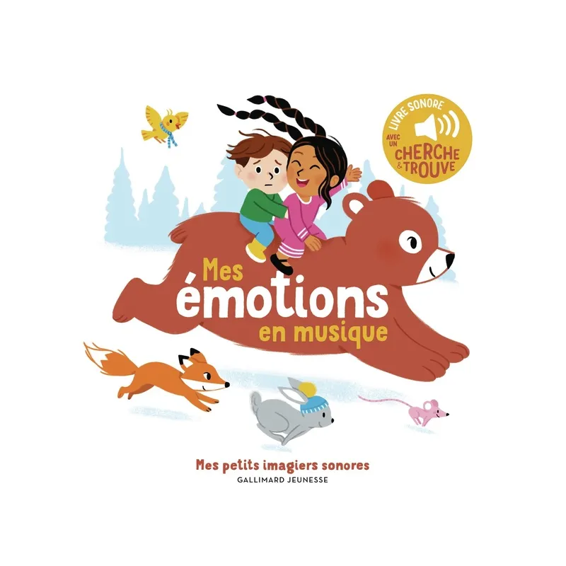 Mes émotions en musique - Elsa Fouquier - Gallimard Jeunesse - Grand format - ravate.com librairie reunion