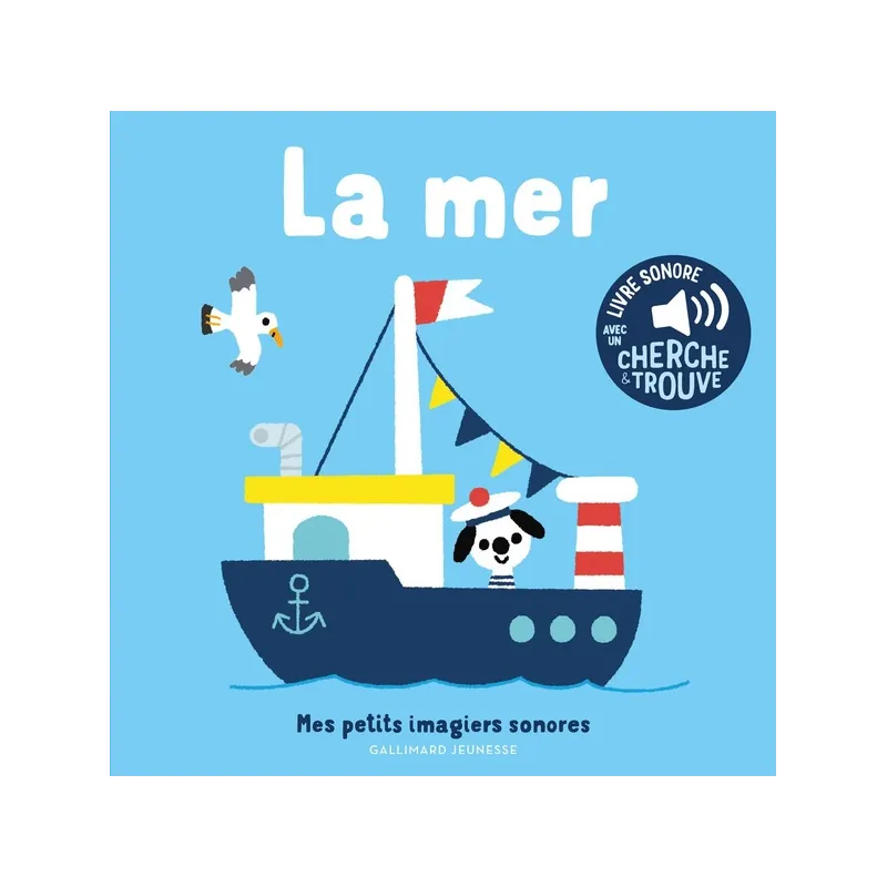 La mer : des sons à écouter, des images à regarder - Marion Billet - Gallimard Jeunesse - Grand format - ravate.com...