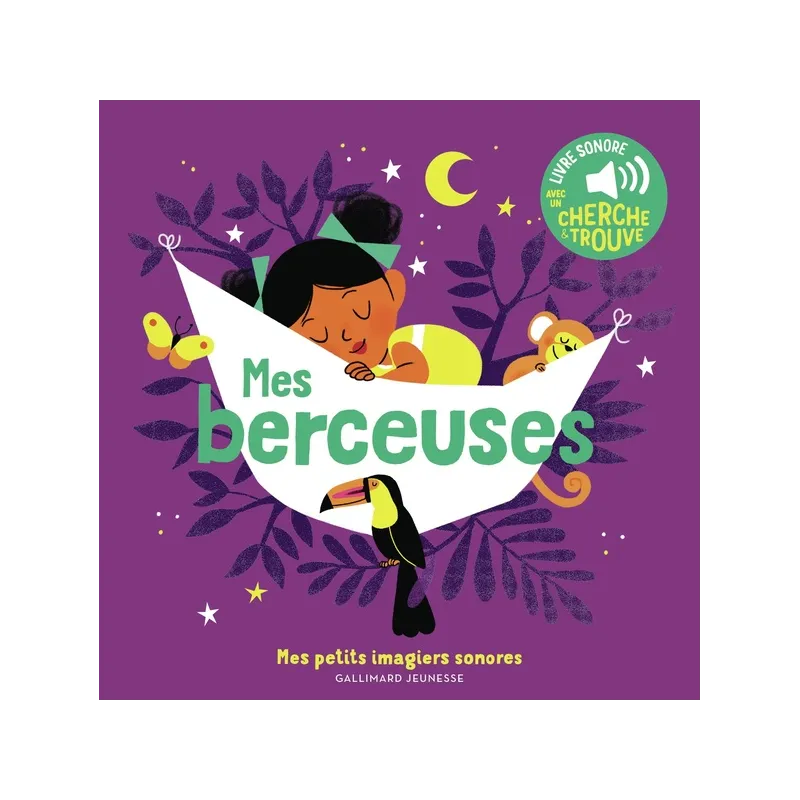 Mes berceuses : des sons à écouter, des images à regarder - Collectif - Gallimard Jeunesse - Grand format - ravate.com...