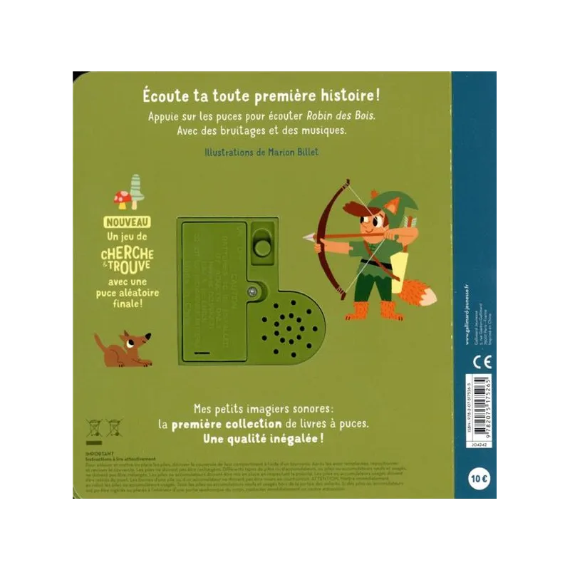 Robin des Bois - Marion Billet - Gallimard Jeunesse - Grand format - ravate.com librairie reunion