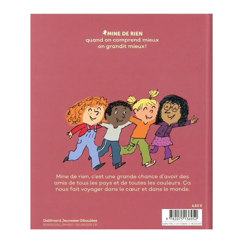 Des amis de toutes les couleurs - Catherine Dolto, Colline Faure-poirée - Gallimard Jeunesse-Giboulées - Grand format -...