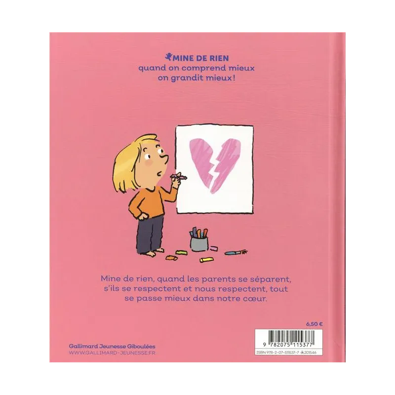 Les parents se séparent - Catherine Dolto, Colline Faure-poirée - Gallimard Jeunesse-Giboulées - Grand format - ravate.com...