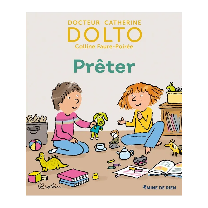 Prêter - Catherine Dolto, Colline Faure-poirée - Gallimard Jeunesse-Giboulées - Grand format - ravate.com librairie reunion