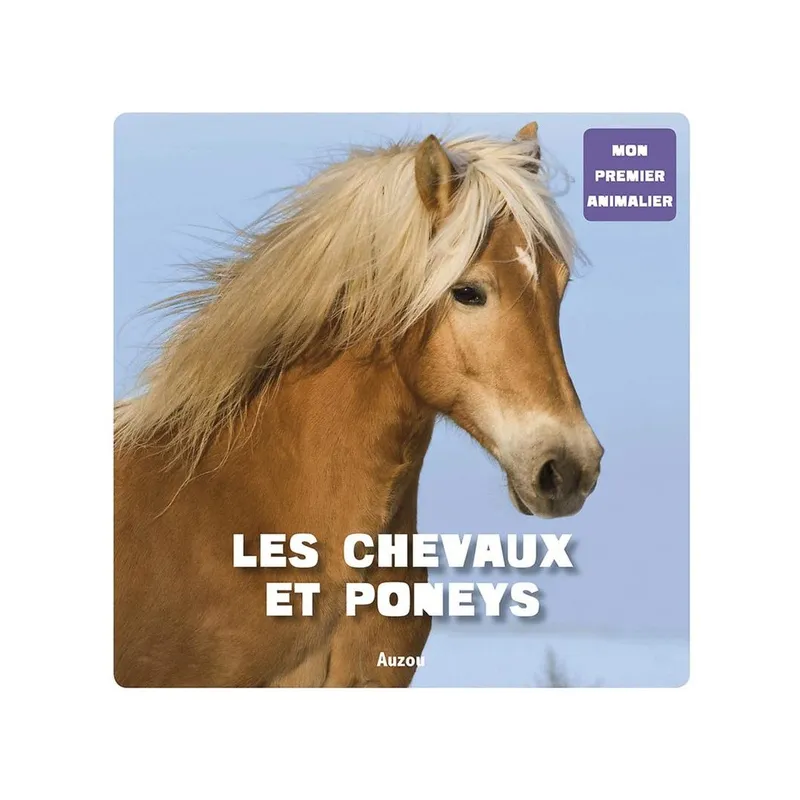 Les chevaux et les poneys - Patrick David - Auzou - Grand format - ravate.com librairie reunion