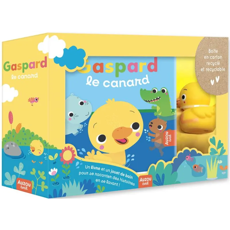 Gaspard le canard - Sigrid Martinez - Auzou - Grand format - ravate.com librairie reunion