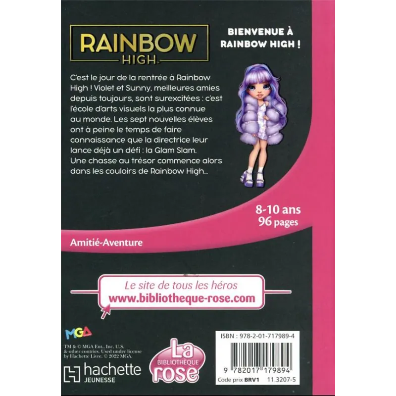Rainbow High Tome 1 : bienvenue à Rainbow High ! - Collectif - Hachette Jeunesse - Poche - ravate.com librairie reunion