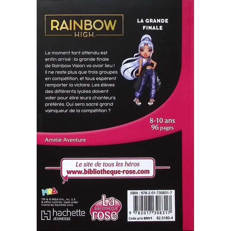 Rainbow High Tome 23 : La grande finale - Collectif - Hachette Jeunesse - Poche - ravate.com librairie reunion