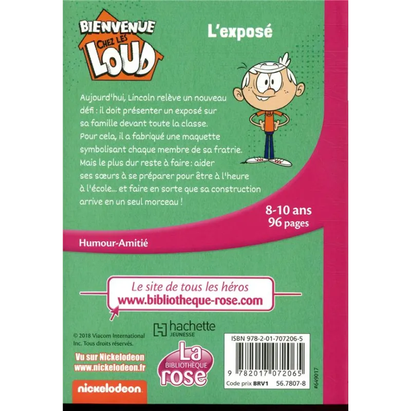 Bienvenue chez les Loud Tome 7 : l - ravate.com librairie reunion