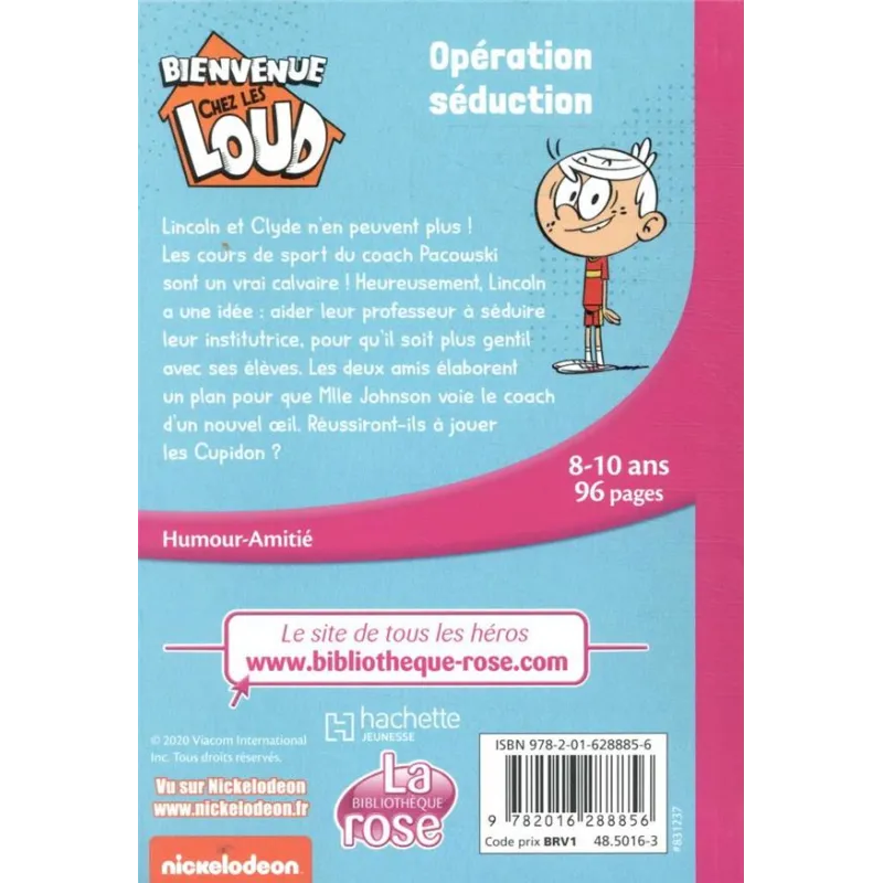 Bienvenue chez les Loud Tome 21 : opération sduction - Collectif - Hachette Jeunesse - Poche - ravate.com librairie reunion