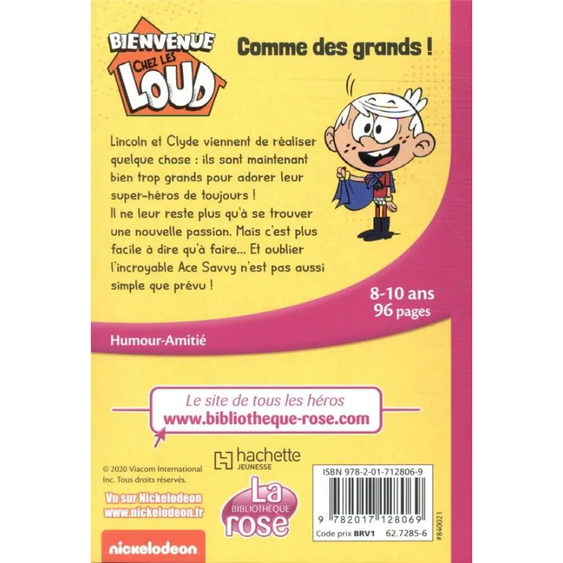 Bienvenue chez les Loud Tome 22 : comme des grands ! - Collectif - Hachette Jeunesse - Poche - ravate.com librairie reunion