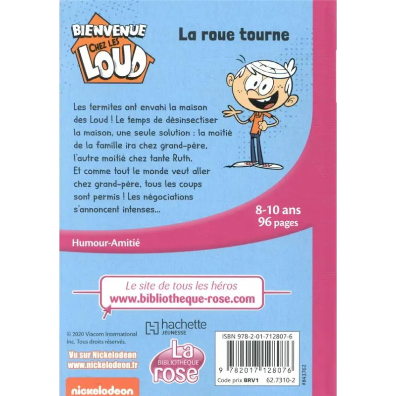 Bienvenue chez les Loud Tome 23 : la roue tourne - Collectif - Hachette Jeunesse - Poche - ravate.com librairie reunion