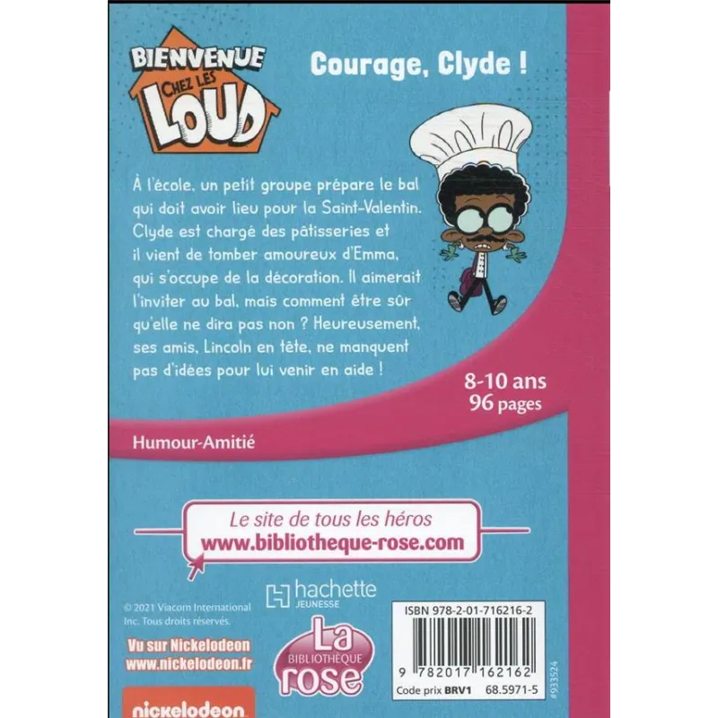 Bienvenue chez les Loud Tome 31 : courage, Clyde ! - Collectif - Hachette Jeunesse - Poche - ravate.com librairie reunion