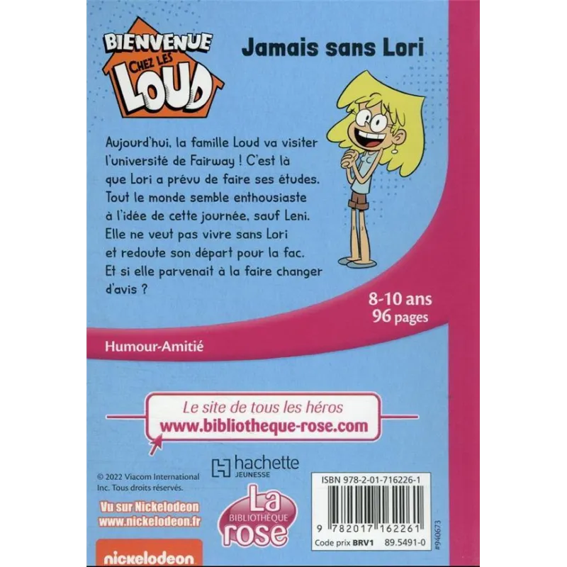 Bienvenue chez les Loud Tome 32 : jamais sans Lori - Collectif - Hachette Jeunesse - Poche - ravate.com librairie reunion