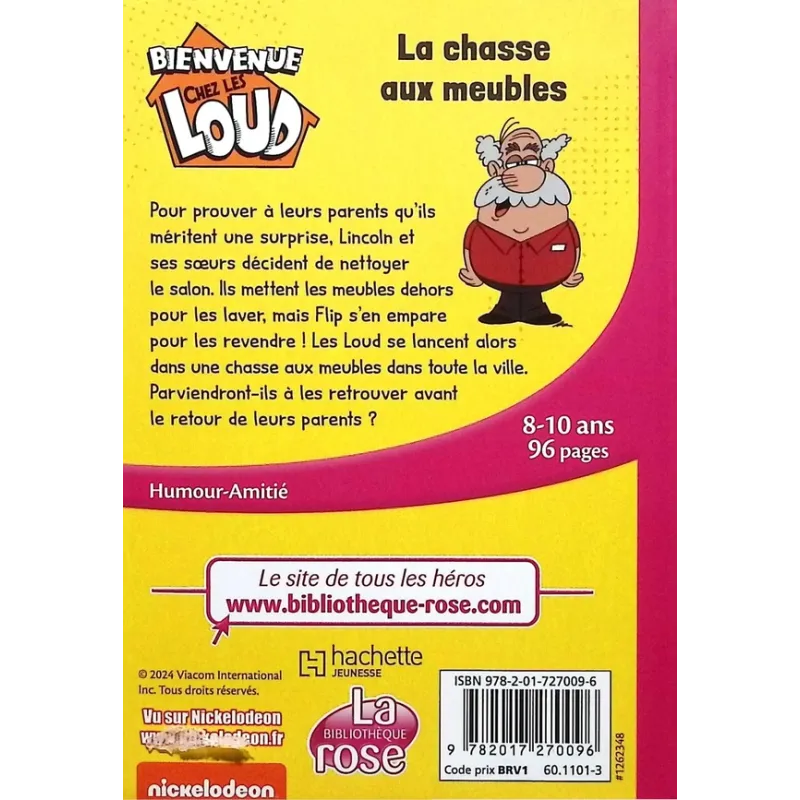 Bienvenue chez les Loud Tome 48 : La chasse aux meubles - Collectif - Hachette Jeunesse - Poche - ravate.com librairie reunion