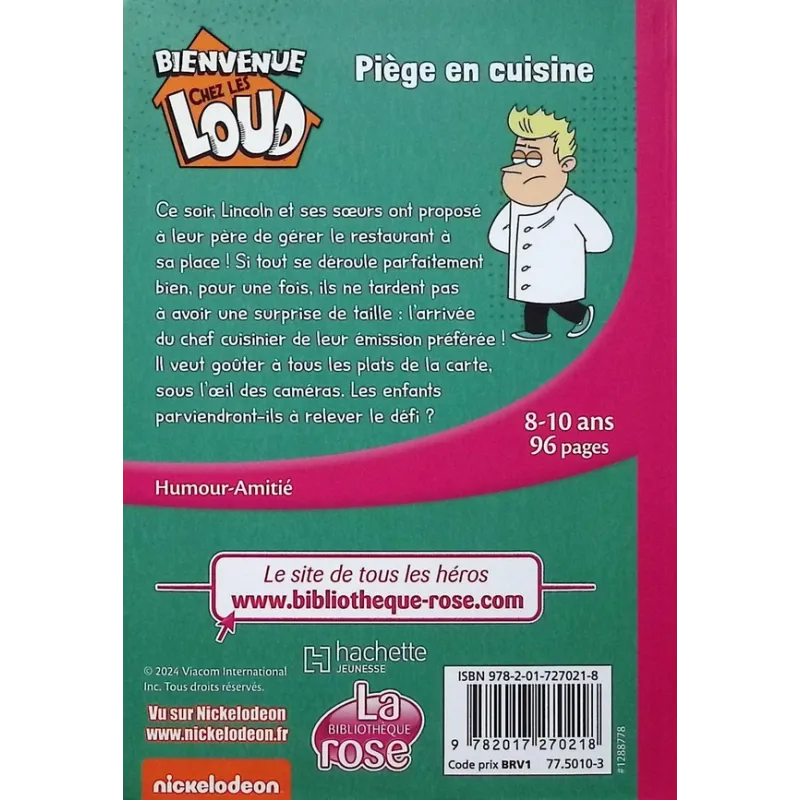 Bienvenue chez les Loud Tome 49 : Piège en cuisine - Collectif - Hachette Jeunesse - Poche - ravate.com librairie reunion
