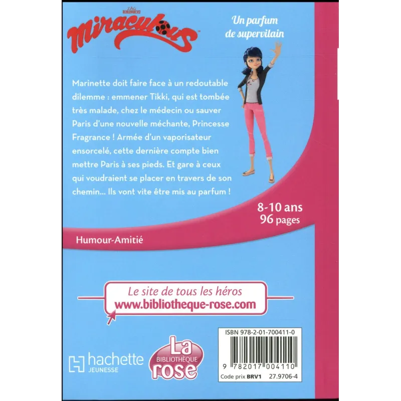 Miraculous Tome 4 : un parfum de supervilain - Collectif - Hachette Jeunesse - Poche - ravate.com librairie reunion