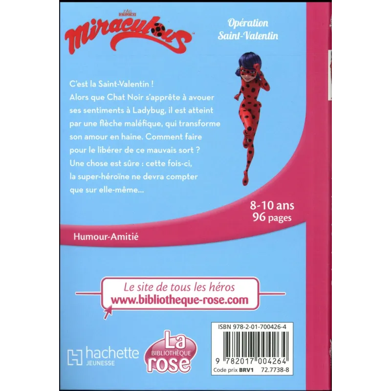 Miraculous Tome 5 : opération Saint-Valentin - Collectif - Hachette Jeunesse - Poche - ravate.com librairie reunion