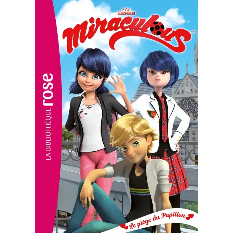Miraculous Tome 32 : le piège du papillon - Collectif - Hachette Jeunesse - Poche - ravate.com librairie reunion