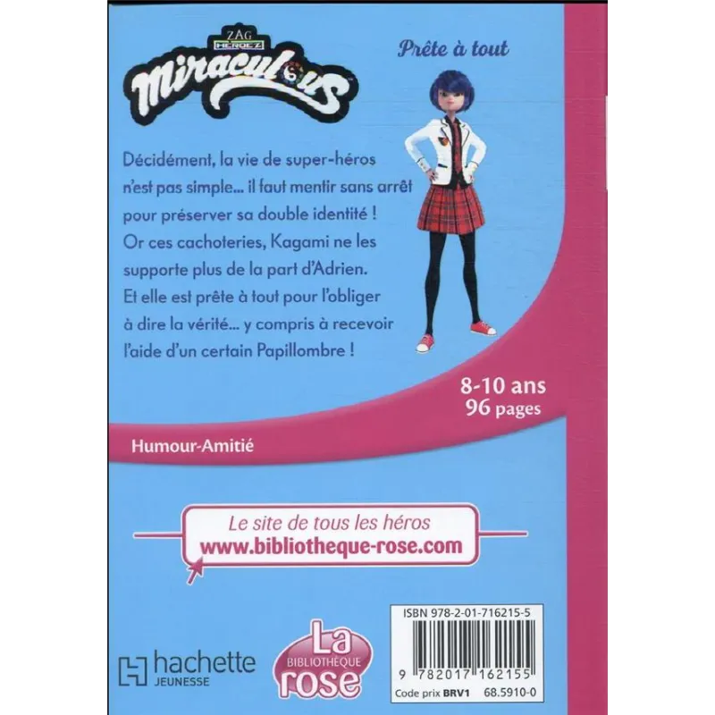 Miraculous Tome 35 : prête a tout - Collectif - Hachette Jeunesse - Poche - ravate.com librairie reunion