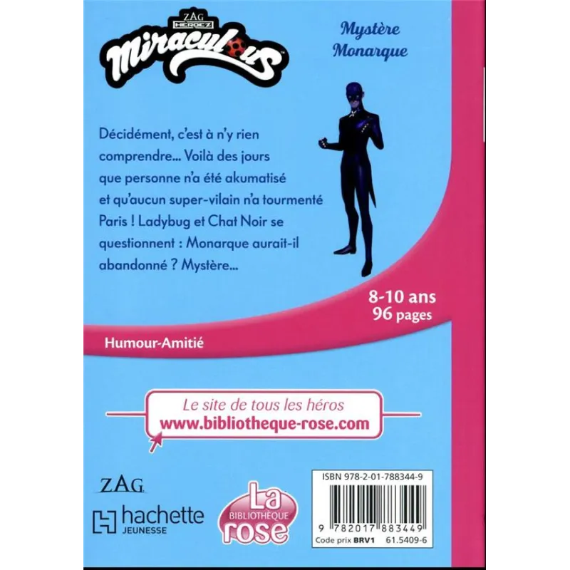 Miraculous Tome 47 : mystère monarque - Collectif - Hachette Jeunesse - Poche - ravate.com librairie reunion