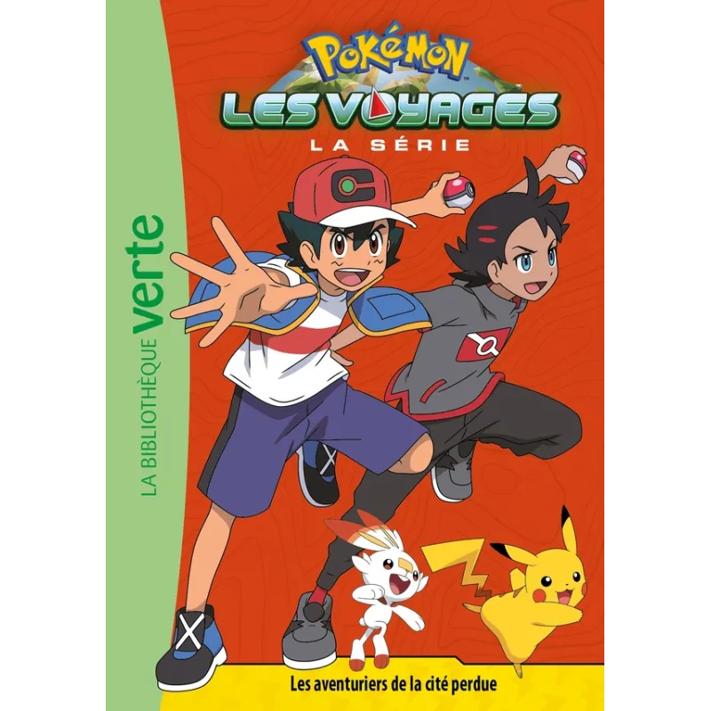 Pokémon - les voyages Tome 7 : les aventuriers de la cité perdue - Collectif - Hachette Jeunesse - Poche - ravate.com...