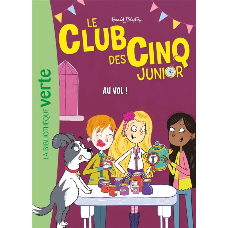Le Club des Cinq junior Tome 15 : Au vol ! - Enid Blyton - Hachette Jeunesse - Poche - ravate.com librairie reunion