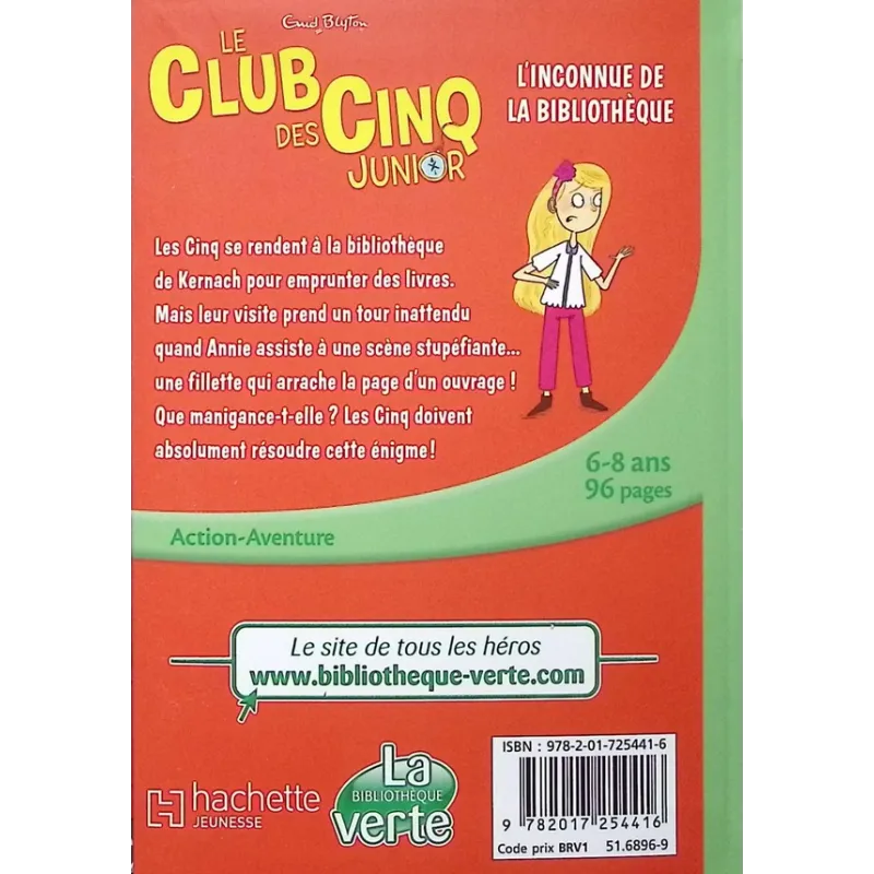Le Club des Cinq junior Tome 16 : L - ravate.com librairie reunion
