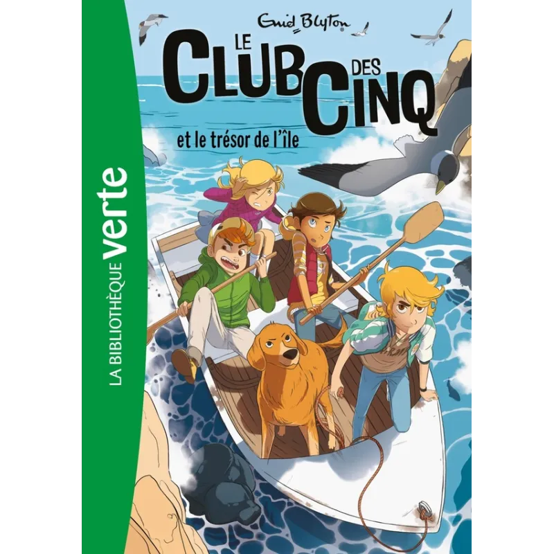Le Club des Cinq Tome 1 : le Club des Cinq et le trésor de l - ravate.com librairie reunion
