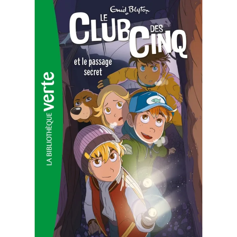 Le Club des Cinq Tome 2 : le club des cinq et le passage secret - Enid Blyton - Hachette Jeunesse - Poche - ravate.com...