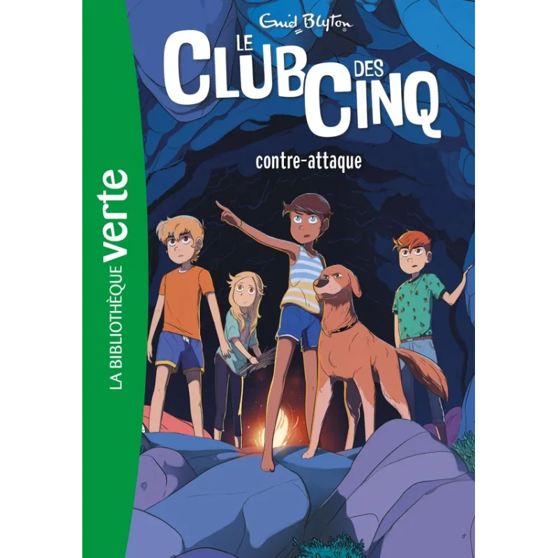 Le Club des Cinq Tome 3 : le Club des Cinq contre-attaque - Enid Blyton - Hachette Jeunesse - Poche - ravate.com librairie...