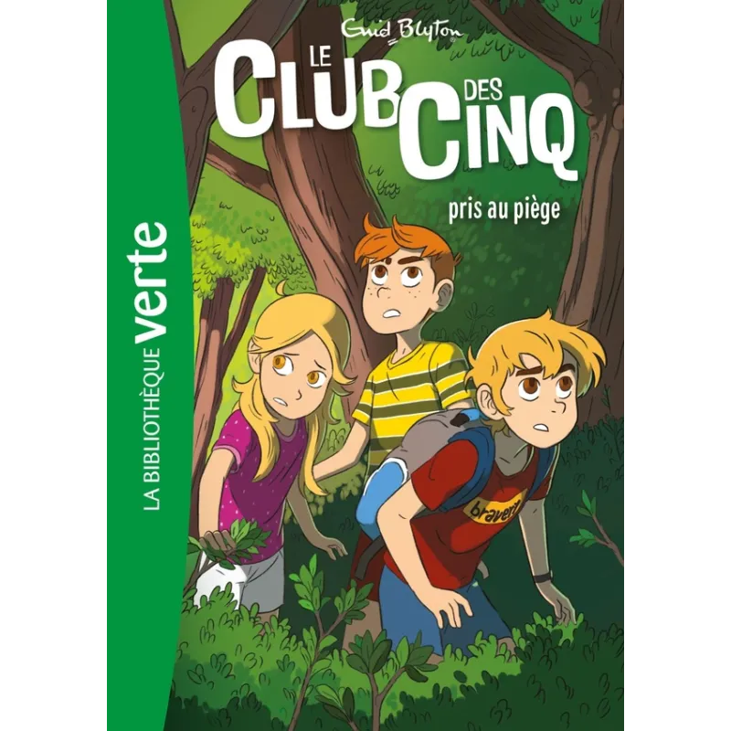 Le Club des Cinq Tome 8 : le Club des Cinq pris au piège - Enid Blyton - Hachette Jeunesse - Poche - ravate.com librairie...