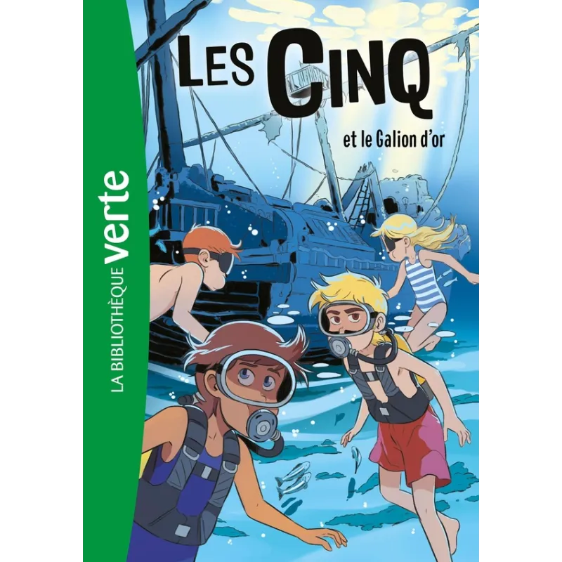 Le Club des Cinq Tome 28 : Les Cinq et le Galion d - ravate.com librairie reunion