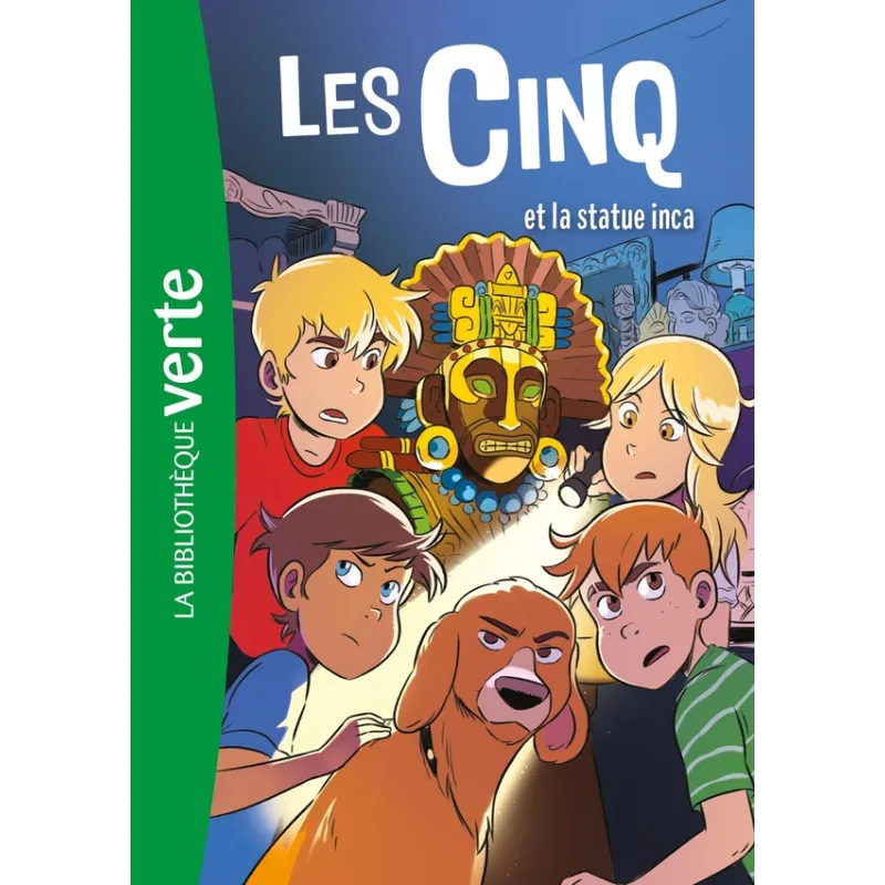 Le Club des Cinq Tome 29 : les Cinq et la statue inca - Claude Voilier, Auren - Hachette Jeunesse - Poche - ravate.com...