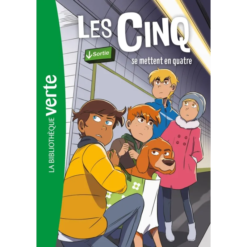 Le Club des Cinq Tome 30 : les Cinq se mettent en quatre - Enid Blyton - Hachette Jeunesse - Poche - ravate.com librairie...