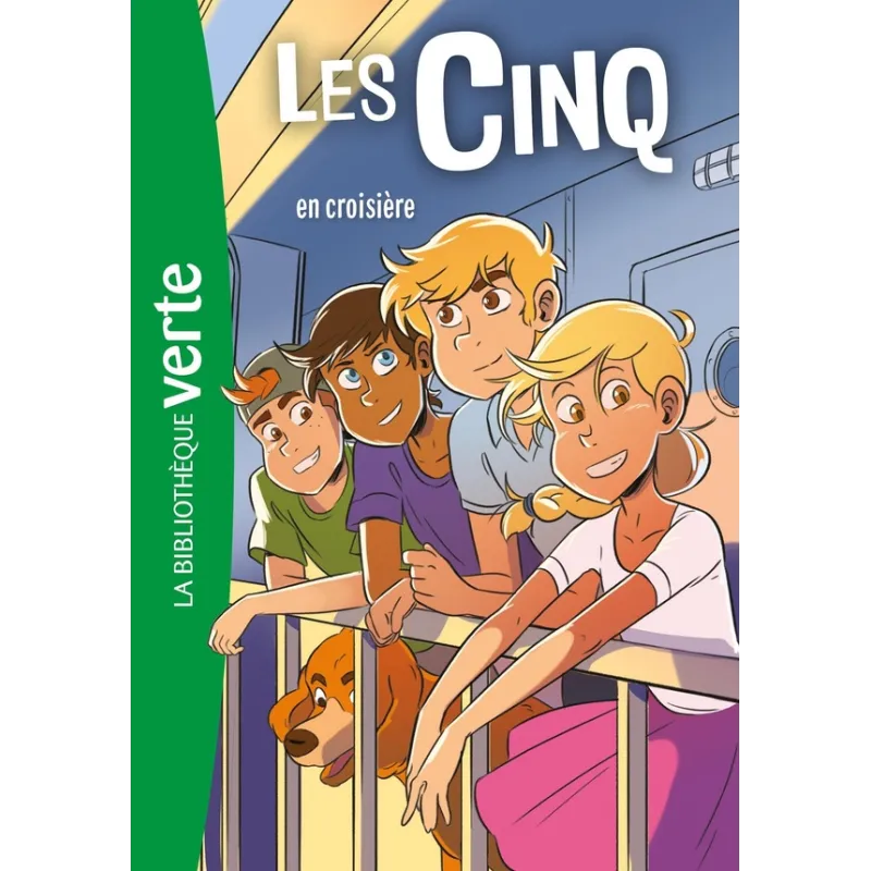 Le Club des Cinq Tome 37 : Les Cinq en croisière - Claude Voilier - Hachette Jeunesse - Poche - ravate.com librairie reunion
