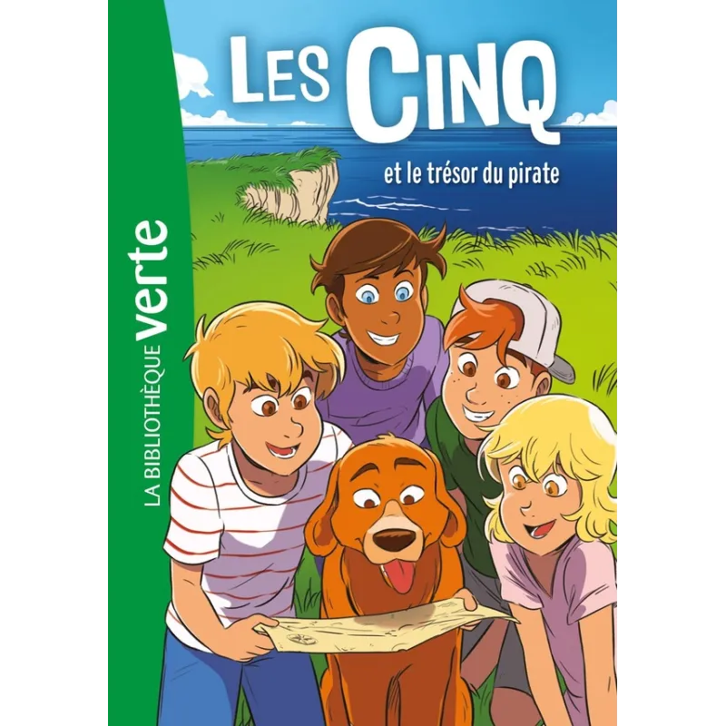Le Club des Cinq Tome 41 : Les Cinq et le trésor du pirate - Collectif - Hachette Jeunesse - Poche - ravate.com librairie...