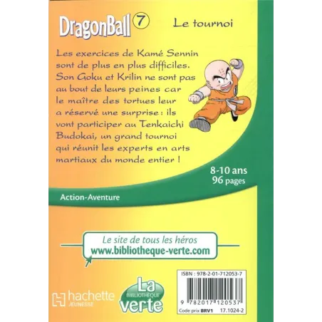 Dragon Ball Tome 7 : le tournoi - Akira Toriyama - Hachette Jeunesse - Poche - ravate.com librairie reunion