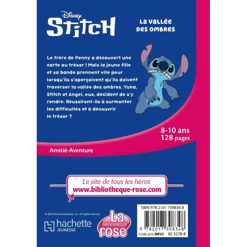 Stitch Tome 17 : La vallée des ombres - Disney - Hachette Jeunesse - Poche - ravate.com librairie reunion