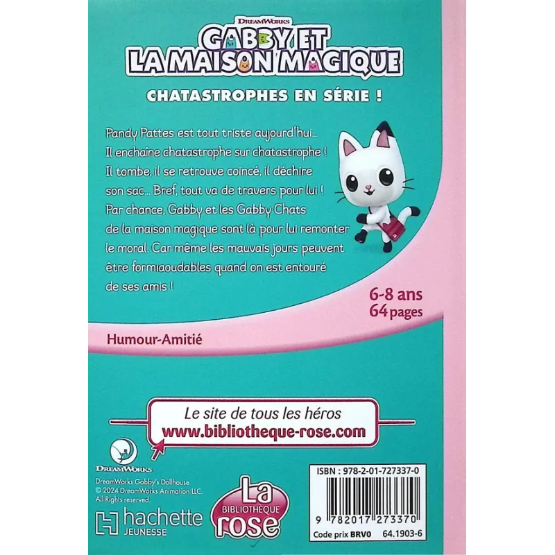 Gabby et la maison magique Tome 2 : Chatastrophes en série ! - Collectif - Hachette Jeunesse - Poche - ravate.com librairie...