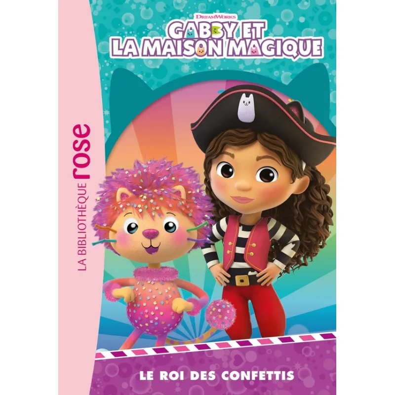 Gabby et la maison magique Tome 4 : Le roi des confettis - Collectif - Hachette Jeunesse - Poche - ravate.com librairie reunion