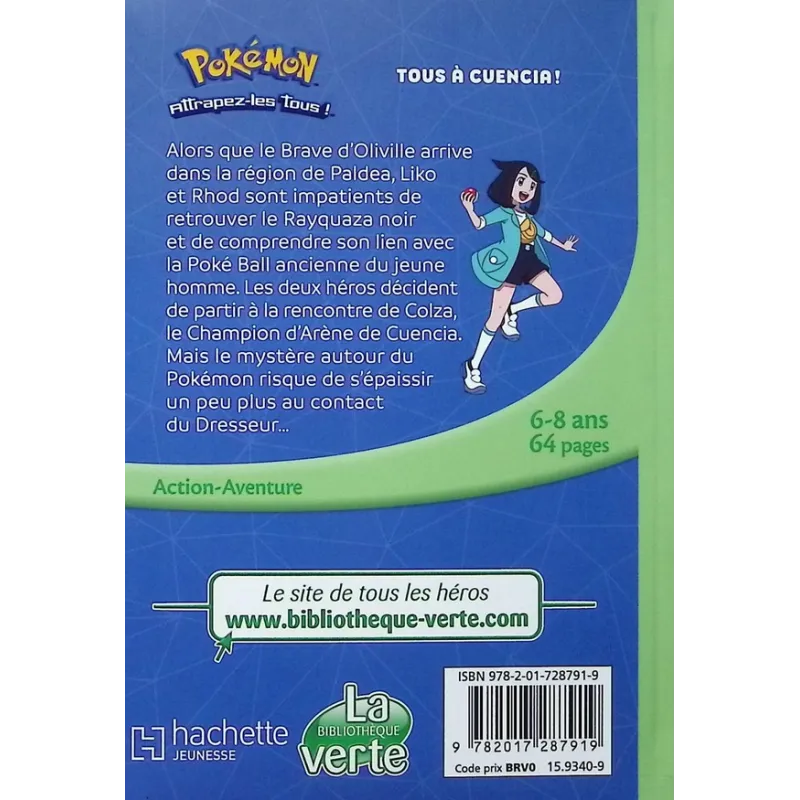 Pokémon - Les Horizons Tome 5 : Tous à Cuencia ! - Collectif - Hachette Jeunesse - Poche - ravate.com librairie reunion