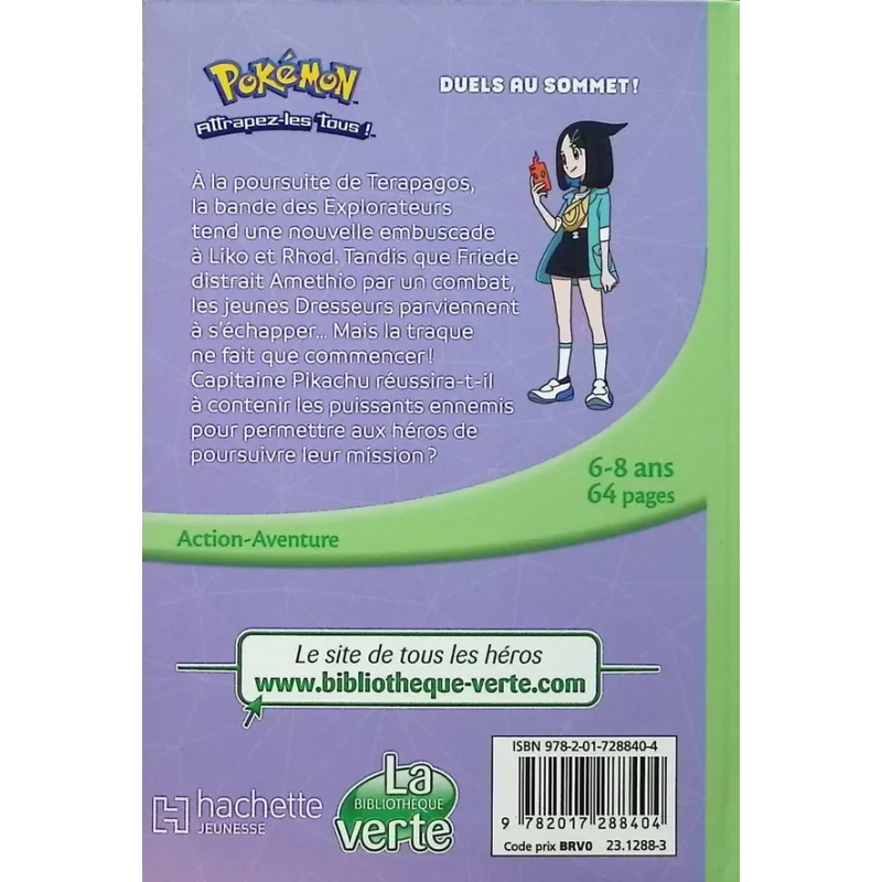 Pokémon - Les Horizons Tome 11 : Duels au sommet ! - Collectif - Hachette Jeunesse - Poche - ravate.com librairie reunion
