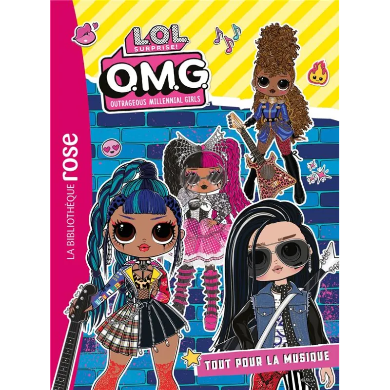 L.O.L. surprise ! : O.M.G. XXL : tout pour la musique - Collectif - Hachette Jeunesse - Grand format - ravate.com librairie...