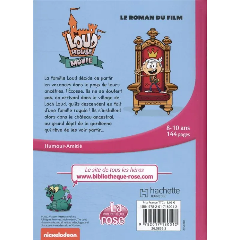 Bienvenue chez les Loud : le roman du film - Collectf - Hachette Jeunesse - Poche - ravate.com librairie reunion
