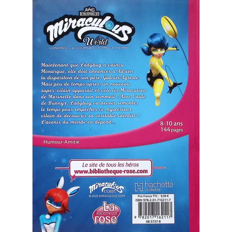 Miraculous World : Londres, la course contre le temps - Collectif - Hachette Jeunesse - Poche - ravate.com librairie reunion
