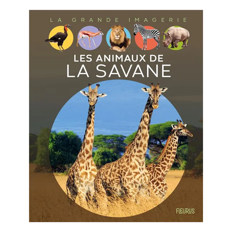 Les animaux de la savane - Collectif - Fleurus - Grand format - ravate.com librairie reunion