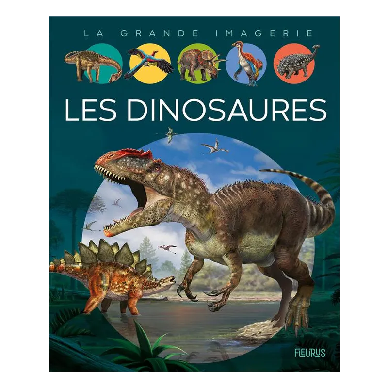 Les dinosaures - Franco Tempesta, Agnès Vandewiele - Fleurus - Grand format - ravate.com librairie reunion