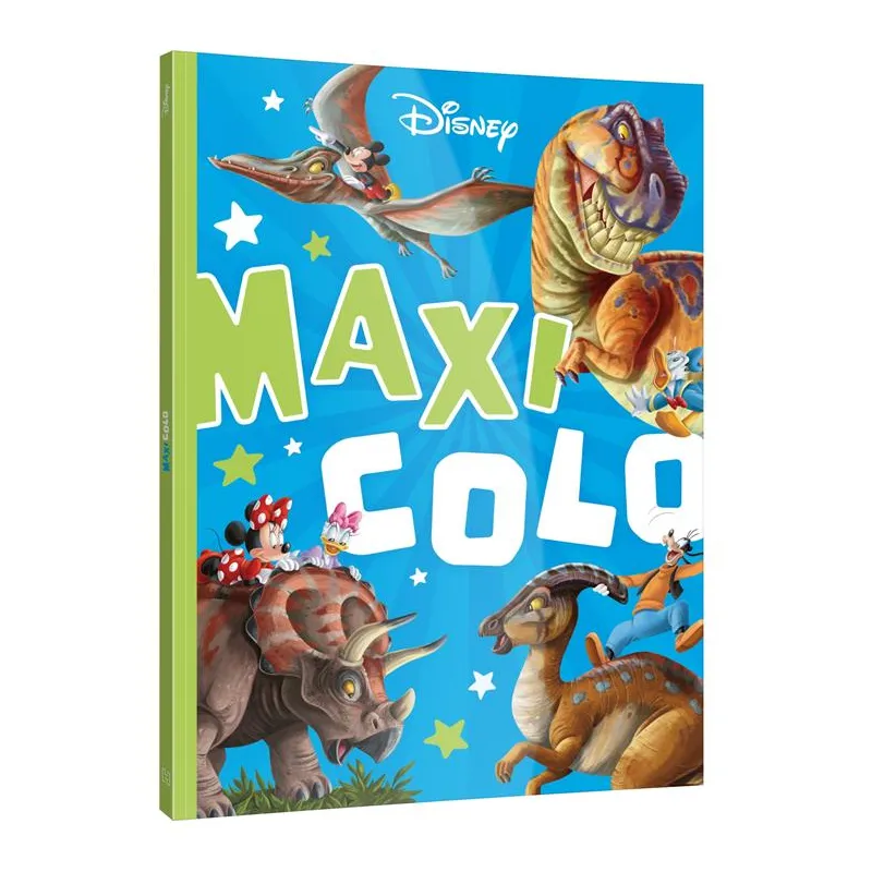Maxi colo : Mickey et ses amis : Dinosaures - Disney - Disney Hachette - Papeterie / Coloriage - ravate.com librairie reunion