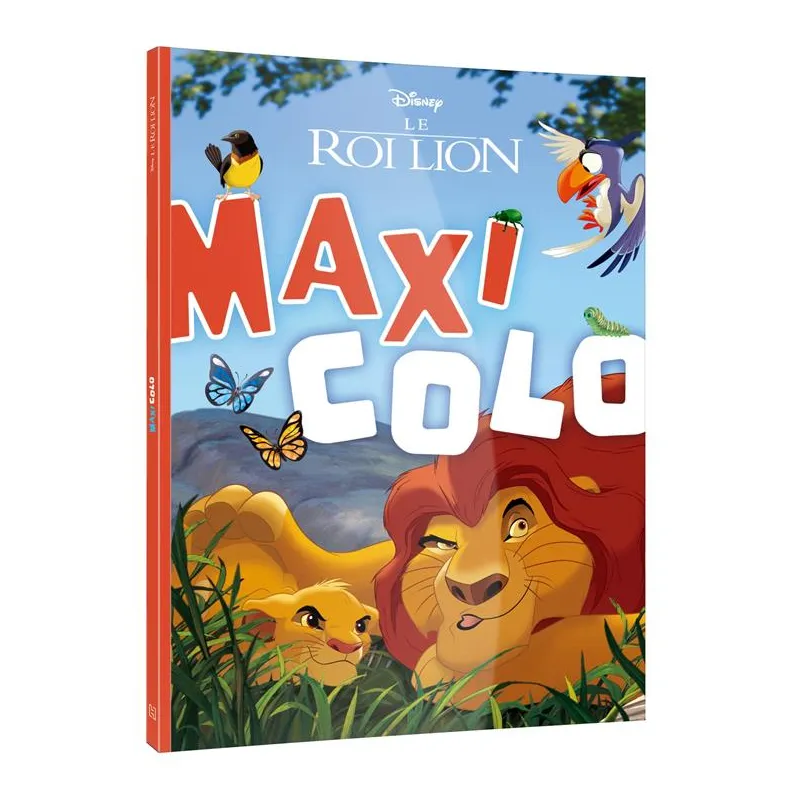 Maxi colo : Le Roi Lion - Disney - Disney Hachette - Papeterie / Coloriage - ravate.com librairie reunion