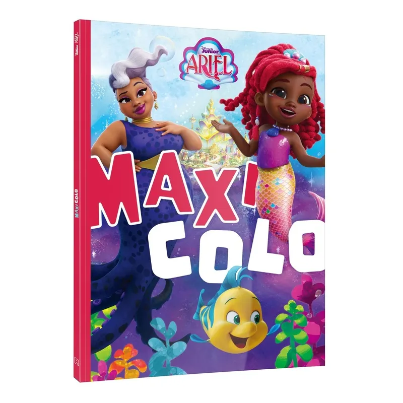 Maxi colo : Ariel - Disney - Disney Hachette - Papeterie / Coloriage - ravate.com librairie reunion